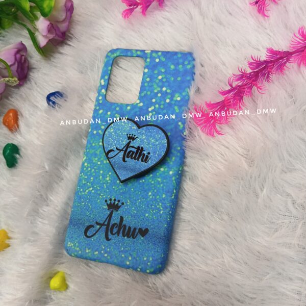 sky blue gilltercase with heart pop